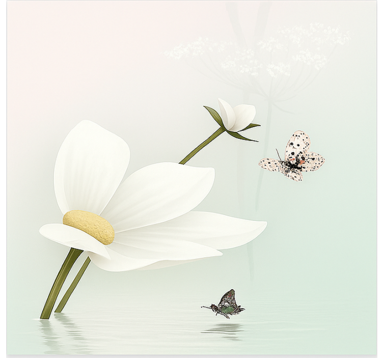 éterické odrazy sedmikrásek Roleta kuchyně - TenStickers