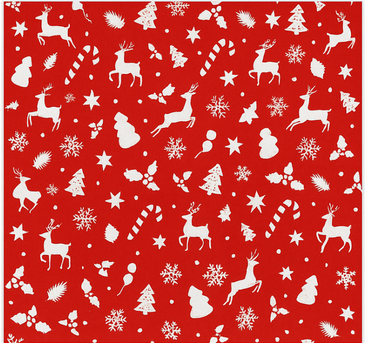 Pastelový vzor santy Roleta do obývacího pokoje - TenStickers