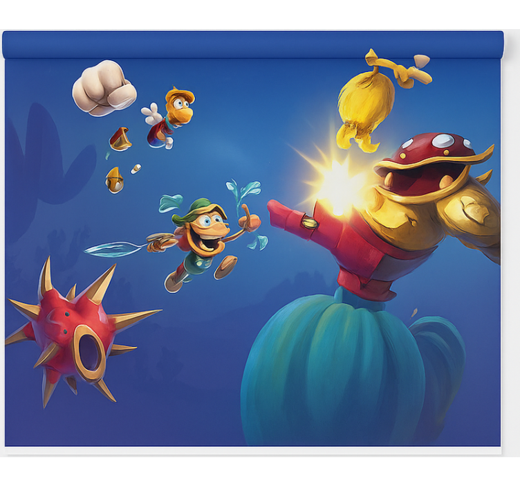 Herní bitva střet Roleta Geek - TenStickers