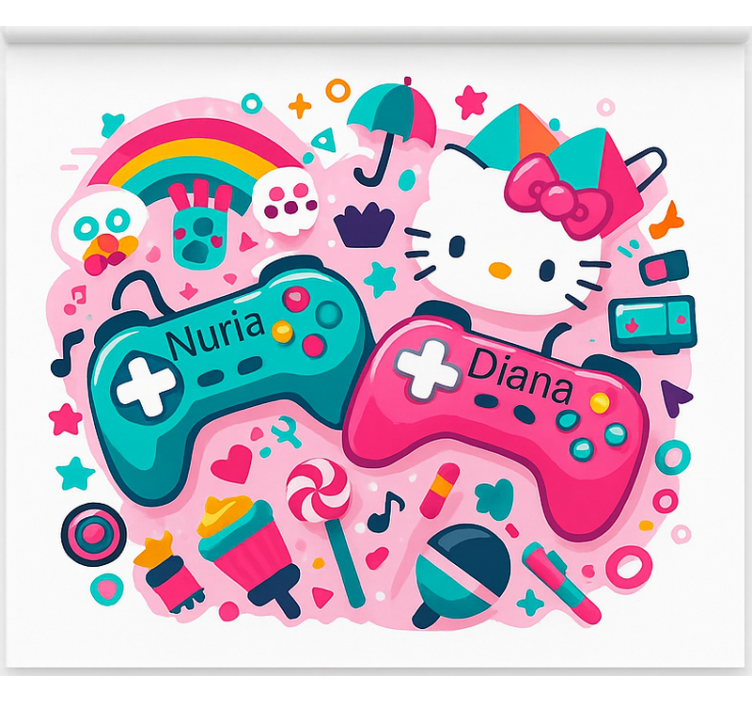 Zakázkové ovladače pro koťata Roleta Geek - TenStickers