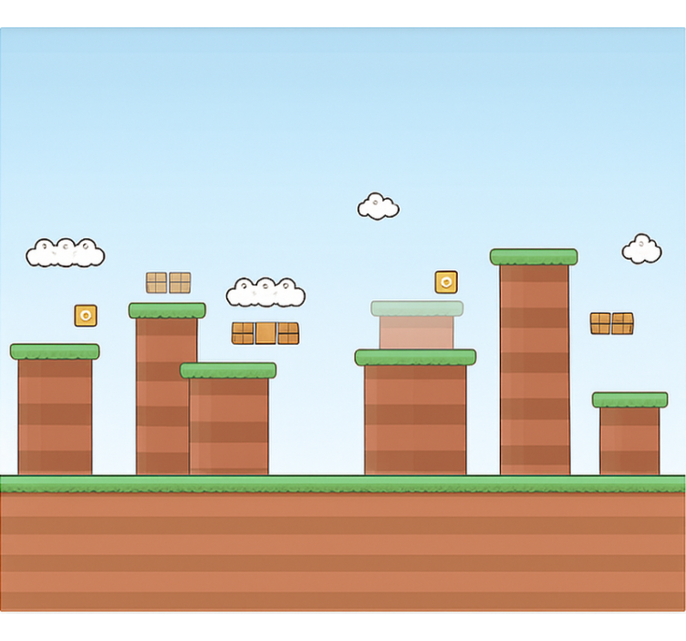 Herní bloky pro zvýšení výkonu Roleta Geek - TenStickers