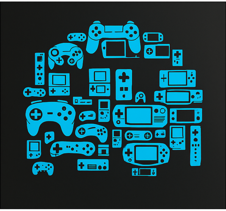 Herní ovladač bot Roleta Geek - TenStickers