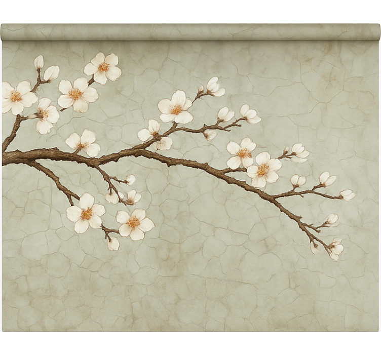 Kvetoucí japense strom Roleta do jídelny - TenStickers