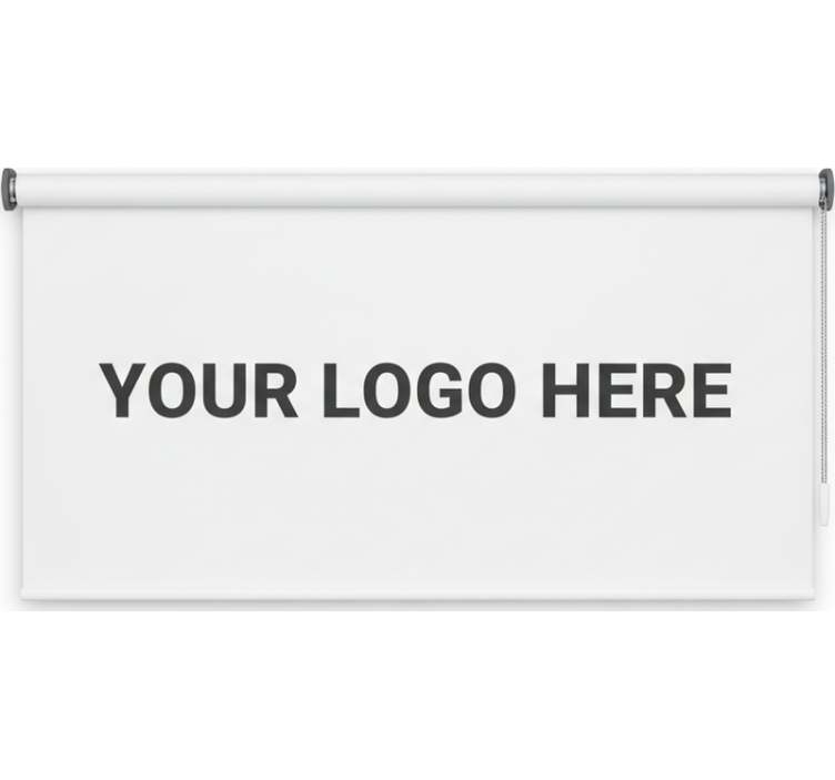 Roleta kancelář s vlastním firemním logem - TenStickers