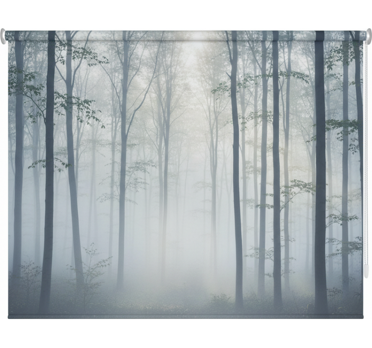 Roleta stromy s atmosférickou mlhou - TenStickers