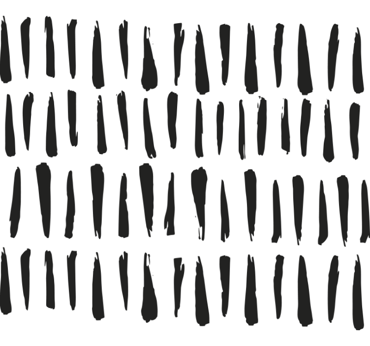 Roleta do koupelny elegantní černé pruhy - TenStickers