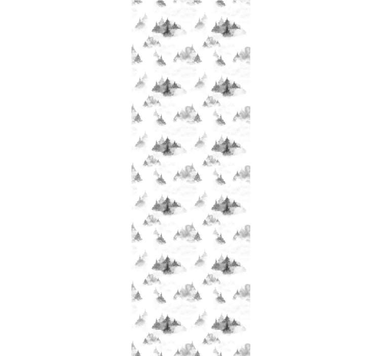 Roleta domácí kancelář silueta temného lesa - TenStickers