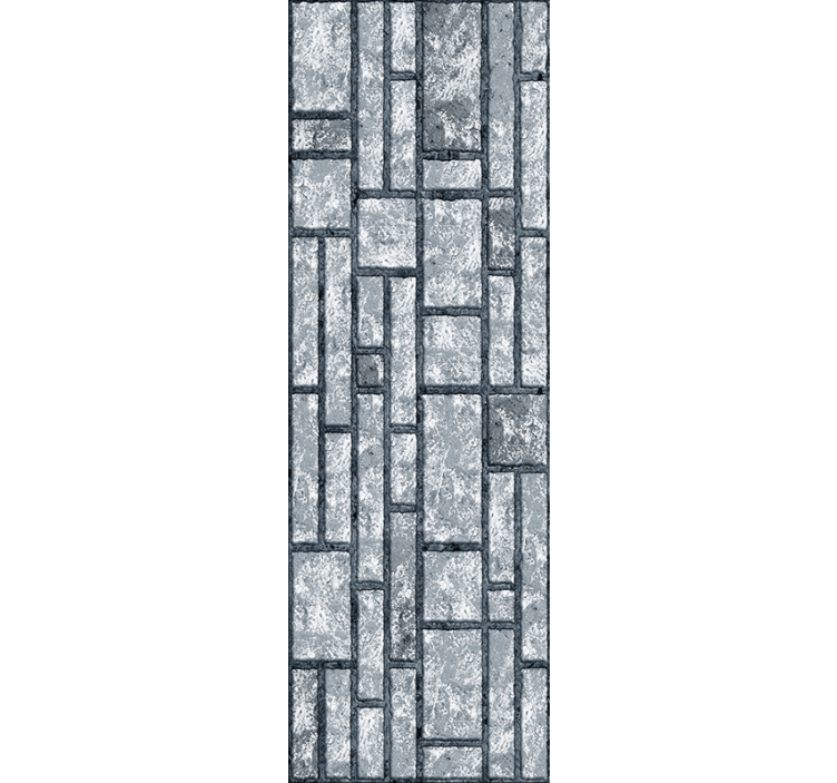 Roleta domácí kancelář šedé betonové bloky - TenStickers