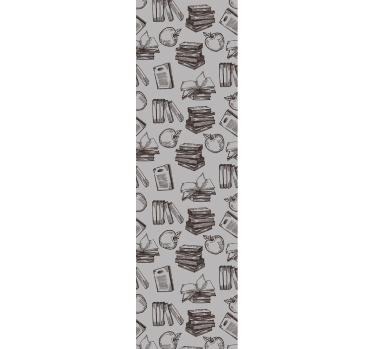 Roleta domácí kancelář s vintage studijními prvky - TenStickers