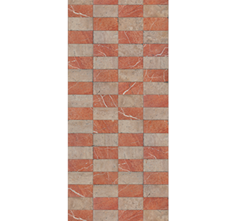 Roleta kuchyně geometrické béžové dlaždice - TenStickers