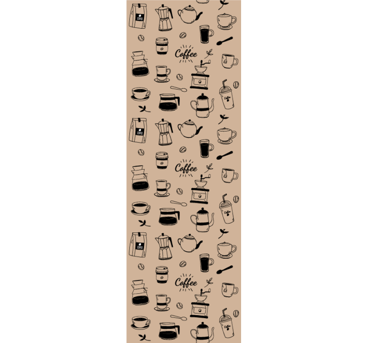Roleta kuchyně s motivem kávy - TenStickers