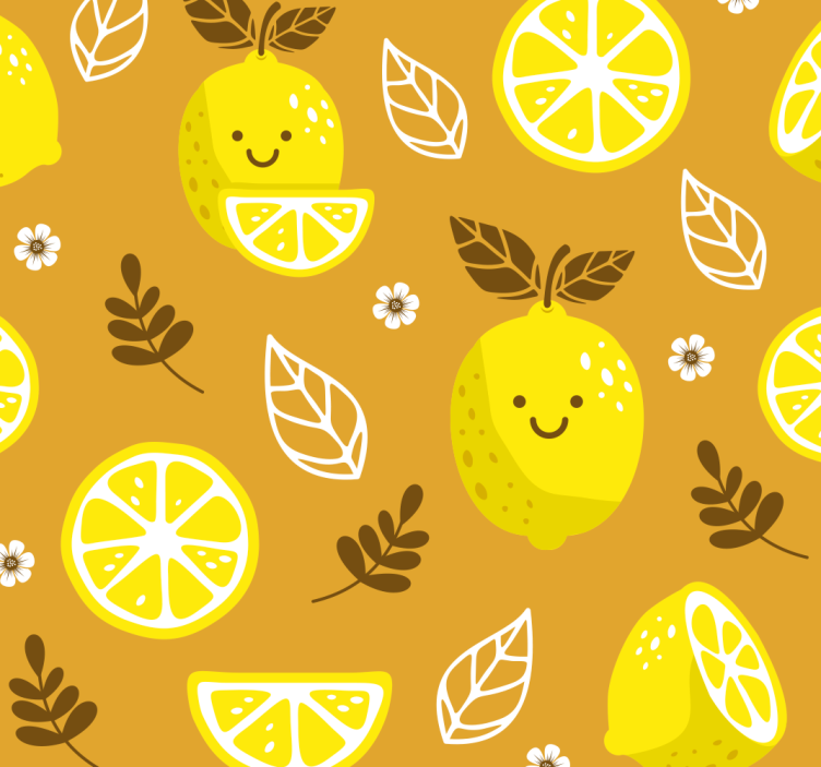 Roleta kuchyně veselé citrusové vzory - TenStickers
