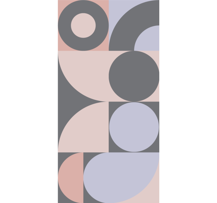 Roleta kuchyně s geometrickým vzorem kruhů - TenStickers