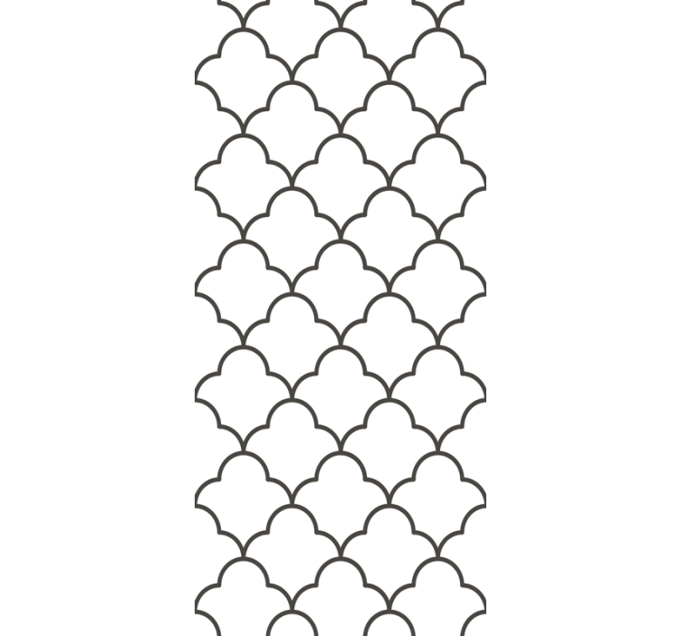 Roleta kuchyně v geometrickém marockém designu - TenStickers