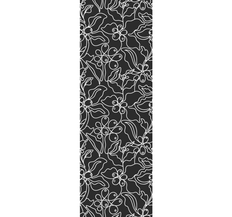 Roleta kuchyně elegantní vzor kávového umění - TenStickers