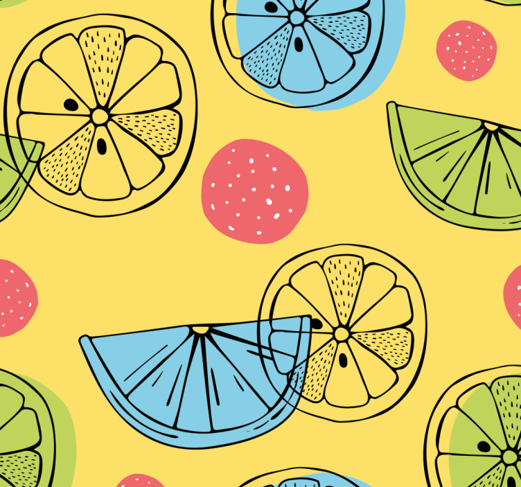 Roleta kuchyně citrusové plody - TenStickers
