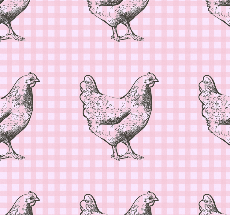 Roleta kuchyně s dekorací s kuřaty - TenStickers
