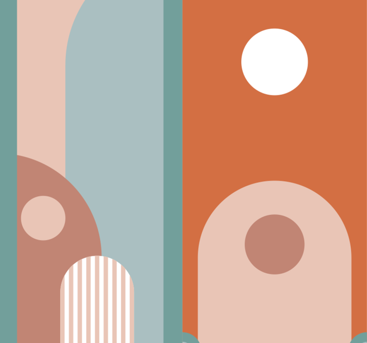 Roleta do jídelny veselý tapetový design - TenStickers