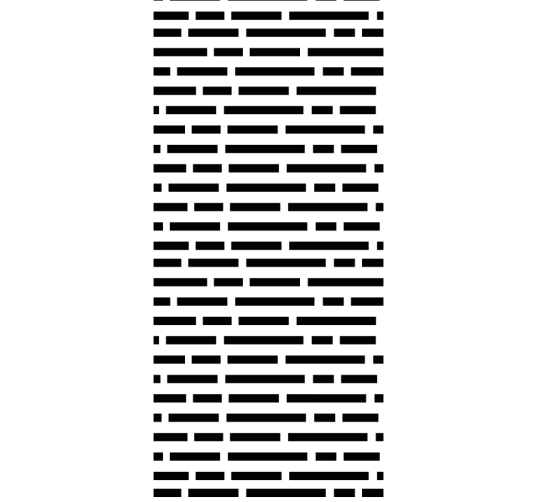 Roleta do jídelny v severském stylu černobílé obdélníky - TenStickers