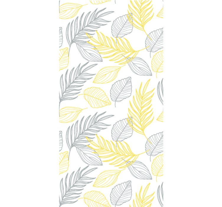 Roleta do jídelny pantone listy - TenStickers