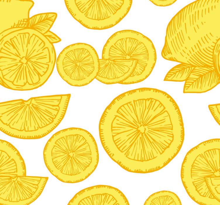 Roleta do jídelny pomeranč a citron návrh - TenStickers