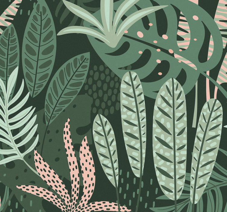 Roleta do jídelny letní palmy - TenStickers