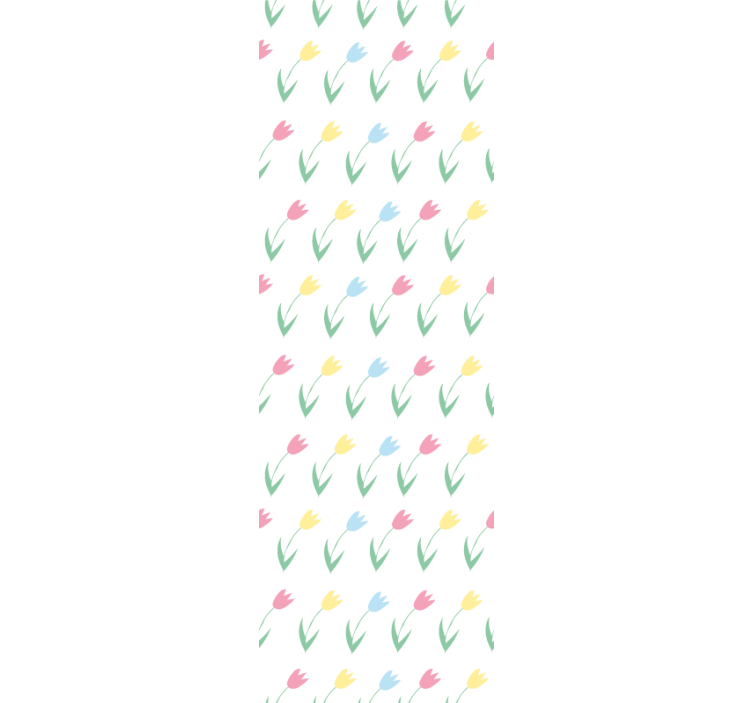 Roleta děti s barevným vzorem tulipánů - TenStickers