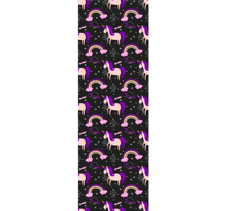 Roleta děti s uměleckými jednorožci - TenStickers