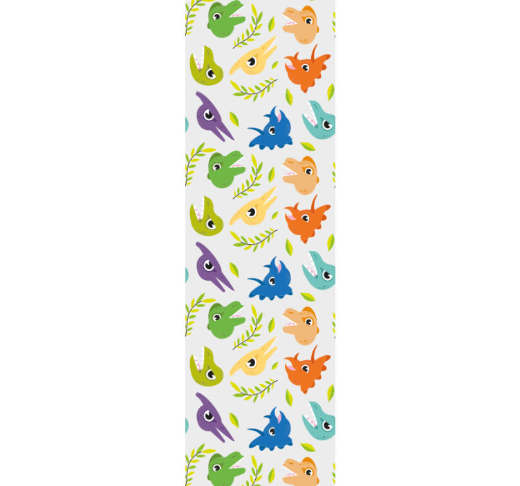 Roleta děti s retro hrou dinosauři - TenStickers