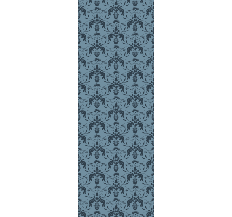 Roleta kancelář květnaté tvary - TenStickers