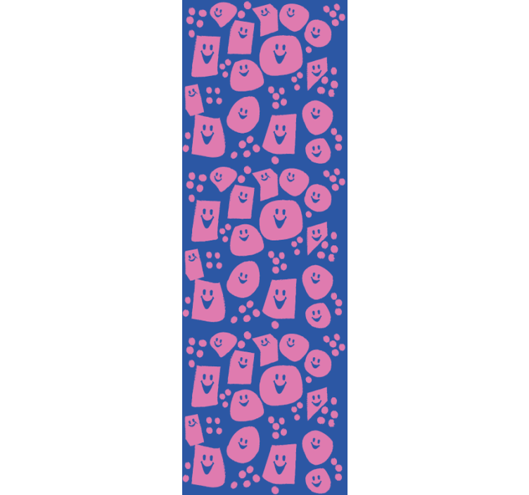 Roleta pro teenagery s geometrickými úsměvy - TenStickers