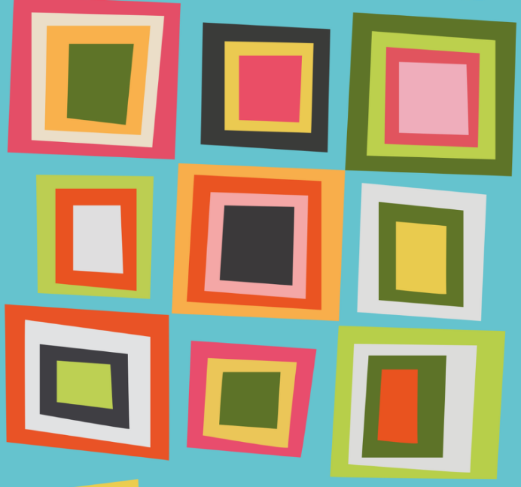 Roleta pro teenagery v barevném kostkovaném designu - TenStickers