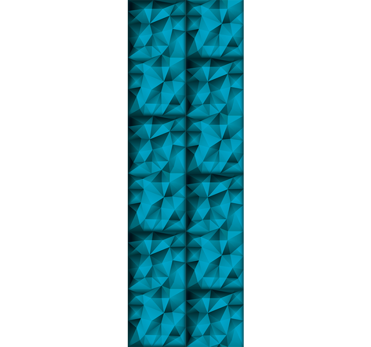 Roleta pro teenagery modré hloubky v 3d vzoru - TenStickers