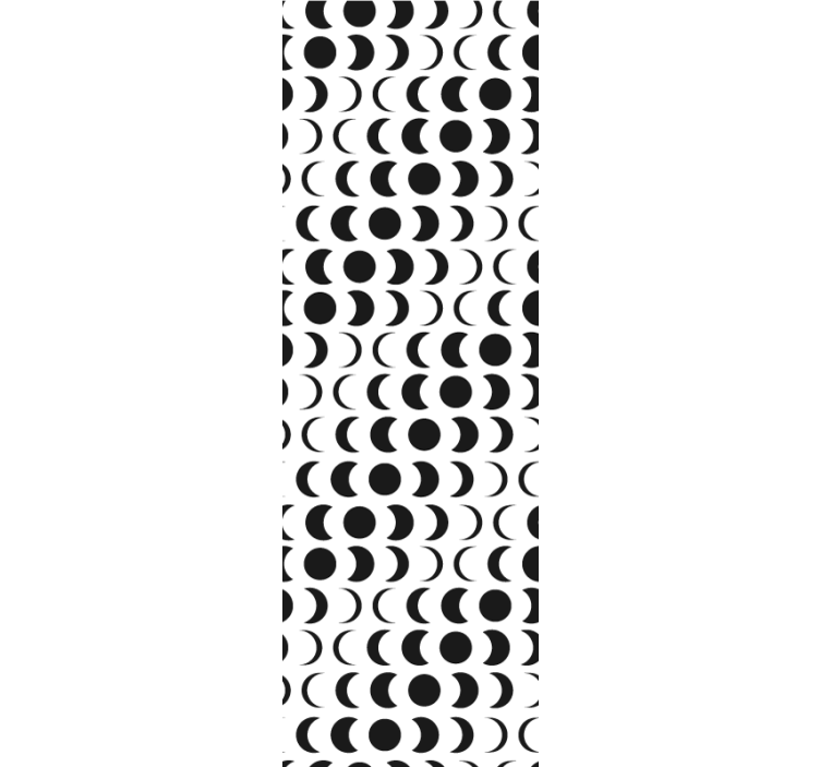 Roleta pro teenagery s minimalistickým vzorem měsíce - TenStickers