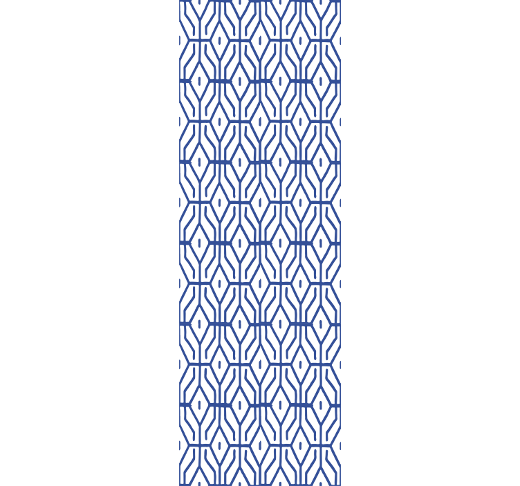Roleta pro teenagery s modrým liniovým vzorem - TenStickers