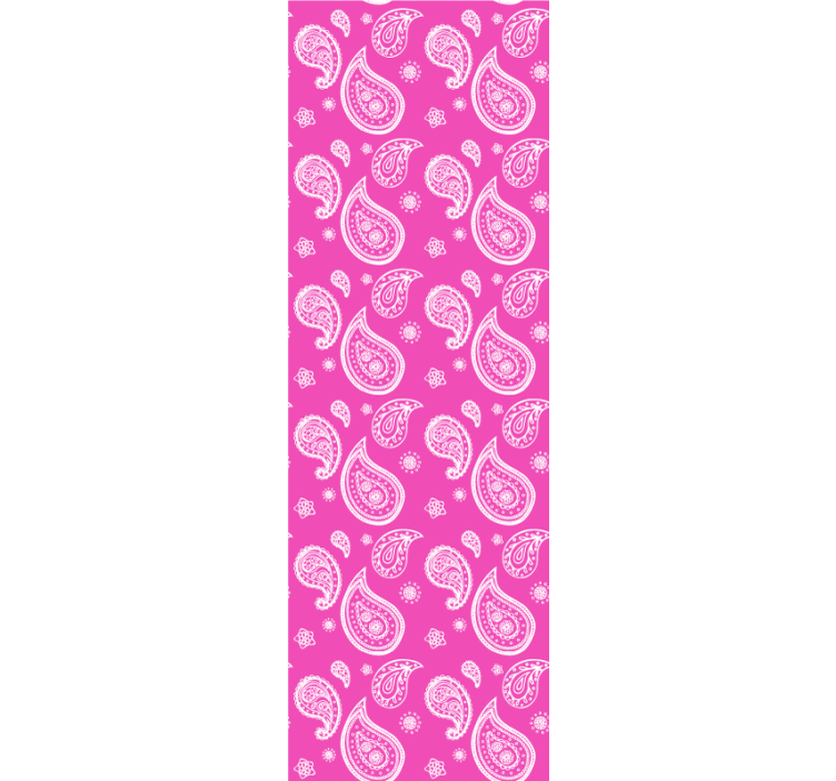 Roleta pro teenagery v intenzivní růžové paisley - TenStickers