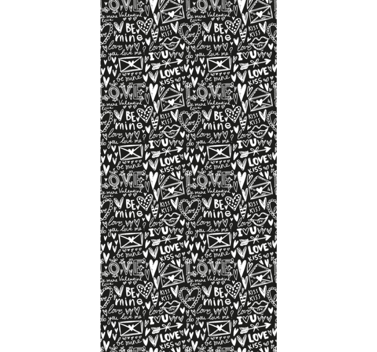 Roleta pro teenagery s graffiti srdcem - TenStickers