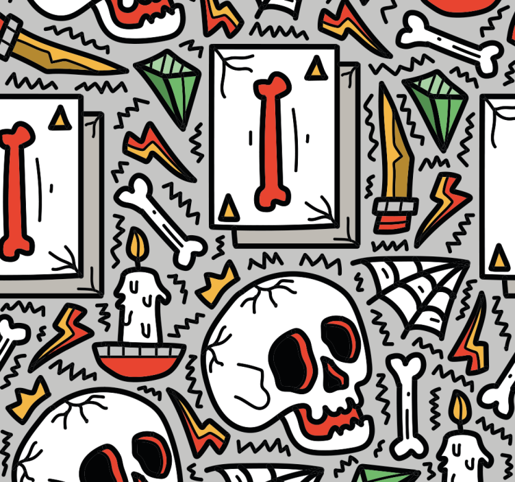 Roleta pro teenagery s motivem lebkového graffiti - TenStickers