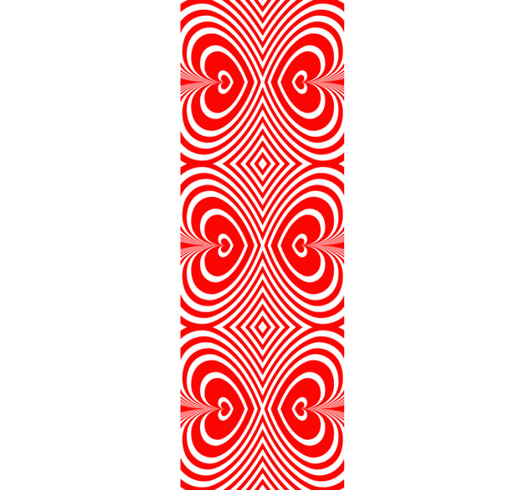 Moderní roleta s okouzlujícími srdci - TenStickers