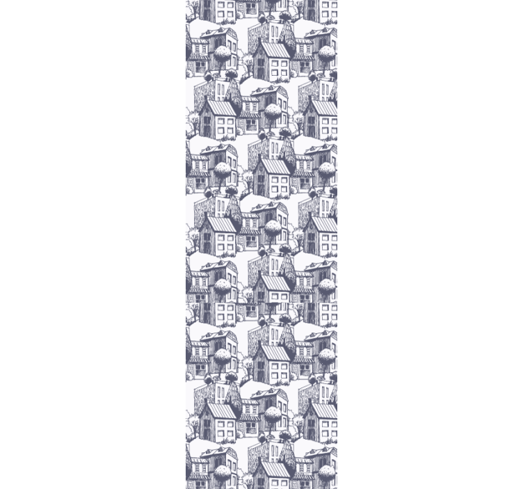 Moderní roleta s městským vintage vzorem - TenStickers