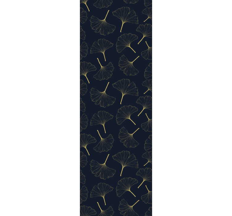 Moderní roleta 3d zlaté ginkgo listy - TenStickers