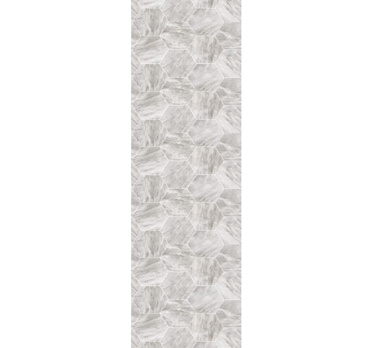 Šedá roleta s hexagonálním zlatým mramorem - TenStickers