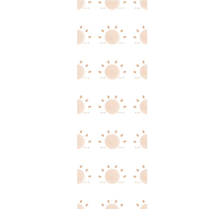 Béžová roleta abstraktní minimalistické slunce - TenStickers
