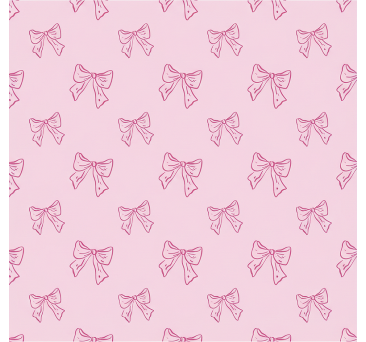 Růžová roleta s motivem růžových mašlí - TenStickers