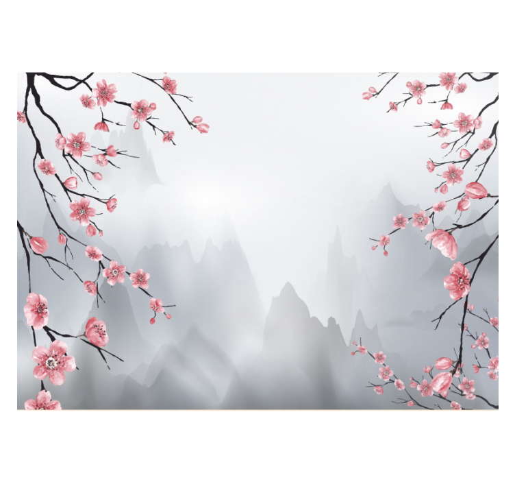 Roleta kuchyně japonské třešňové větve - TenStickers