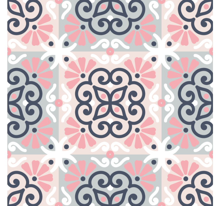 Roleta kuchyně mandala dlaždice - TenStickers