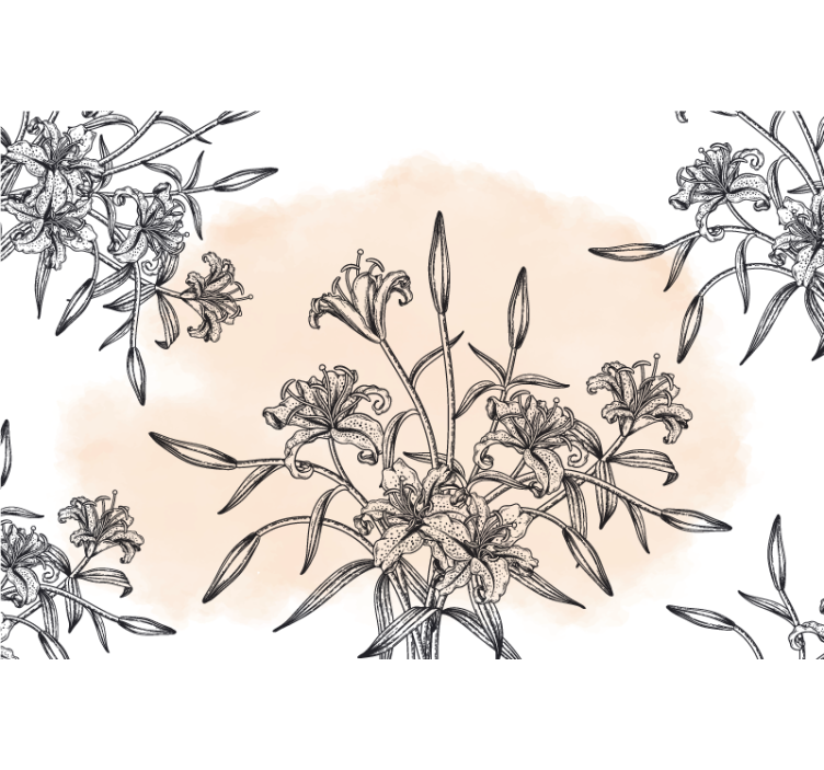 Bílá roleta panoramatická tapeta lis - TenStickers