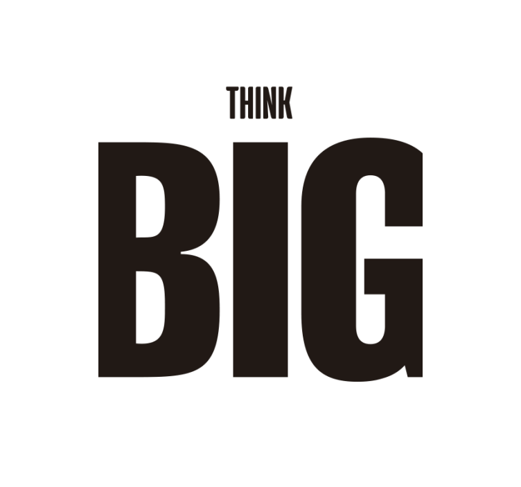 Roleta do obývacího pokoje mysli velkolepě - TenStickers