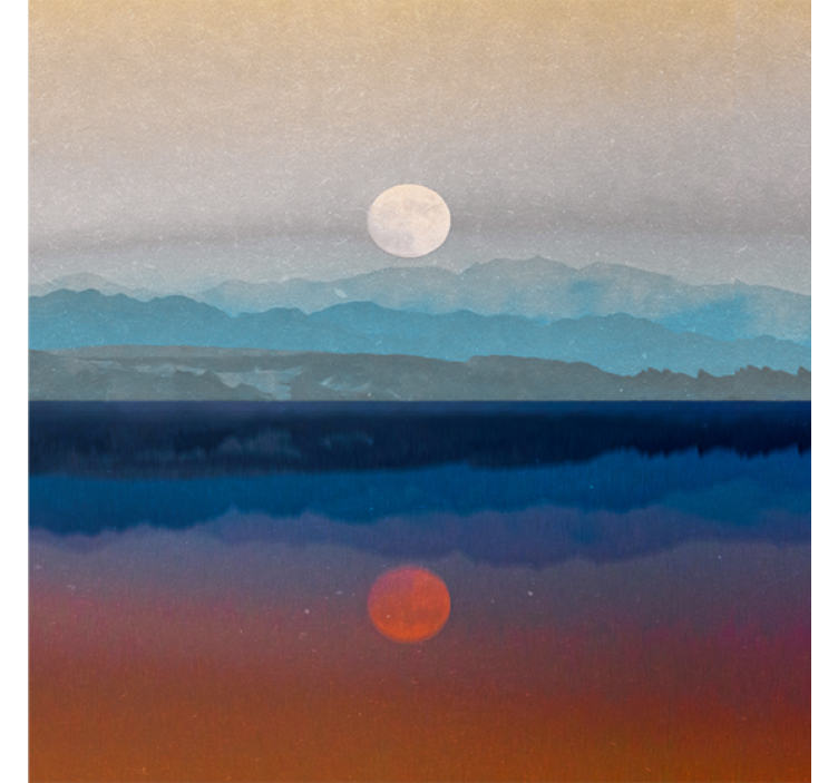 Roleta do obývacího pokoje s designem krásné měsíce - TenStickers