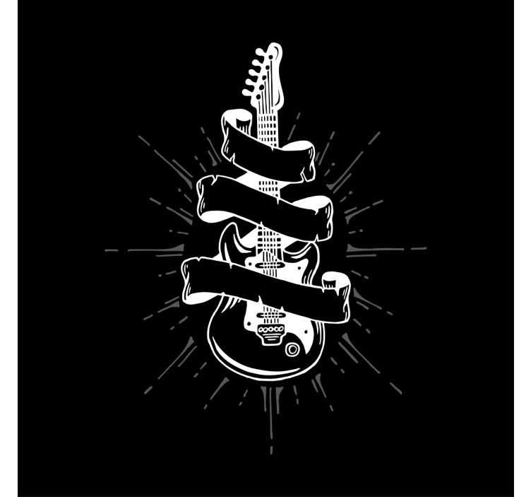 Roleta do obývacího pokoje kytara - TenStickers